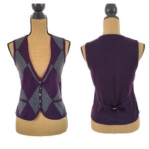 Talbots 100% Merino Wool Vest